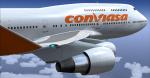 FSX/P3D PMDG 747V3 Wamos Air - Conviasa Boeing 747-4H6 EC-KXN Textures