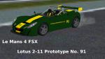 Le Mans 4 FSX Lotus 2-11