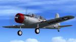 FSX Vultee BT-13 Valiant with new panels