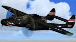 FSX P-61 Black Widow with new panels