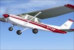 FSX Freeware Justflight Cessna 150  N7726F Textures