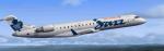 Bombardier CRJ 700 - Air Canada Jazz Blue - Toronto Maple Leafs Textures