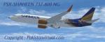 Shaheen Airlines Boeing 737-800 Textures