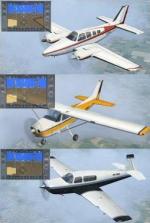 3 New Glass Cockpit Textures for FSX Default Props