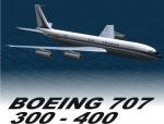 Boeing 707-200 Mega Package (with Tail view)