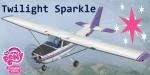  Cessna C-172SP Twilight Sparkle Textures