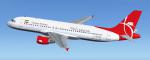 P3D/FSX Qeshm Airlines A320-214 EP-FQR