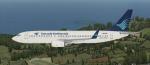 FSX Boeing 737-800 Garuda Indonesia Old Livery Textures