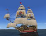 FSX Ship Of The Line Sovereign of the Seas From 17th Century