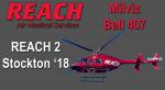 FSX/P3D Milviz Bell 407 Reach Air Medical Repaint Pack