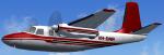FSX Aero Commander 520 red and white Australian VH-DNR Textures