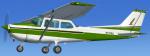 FSX Default Cessna 172  green and white N7379G Textuers