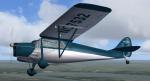 FSX De Havilland DH80 Puss Moth Blue and white NC7532 Textures