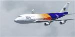 FSX Myanmar Airways International Boeing 747-400 New Flag Textures