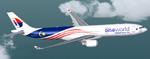 FS2004 Malaysia Airlines Airbus A330-323