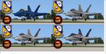 FSX Blue Angeles F/A 18C Version 17.1.31 