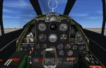 FSX Curtiss P-36 Mohawk with Updated Panel