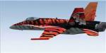 FSX Acceleration Default F/A-18C CAF Tiger Meet Textures