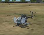 FS2002
                  GMax built Hughes MH-6 Little Bird
