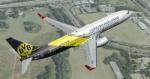 Boeing 737-800w Turkish Airlines (Borussia Dortmund-cs TC-JHU) Package