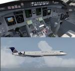 FSX/P3D>v4 Bombardier CRJ-700 United Express 3 livery package