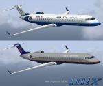 FSX CRJ-700 United Airlines Old and New Colors Textures