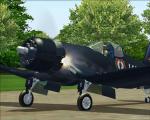 Spike's F4U-7 Corsair with Engine Fire Effects (Revised)