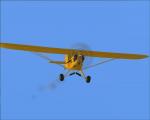 Spike's Piper J-3 Cub with Engine Fire Effects
