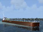 FSX SE 1000 Foot Great Lakes Freighter Version 1 Freighter LAKE MICHIGAN