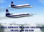 FS2004
                  Vickers Viscount 700 Aden Airways Textures only